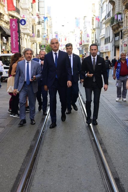 KÜLTÜR VE TURİZM BAKANI MEHMET NURİ ERSOY, KÜLTÜR VE TURİZM BAKAN YARDIMCISI AHMET MİSBAH DEMİRCAN