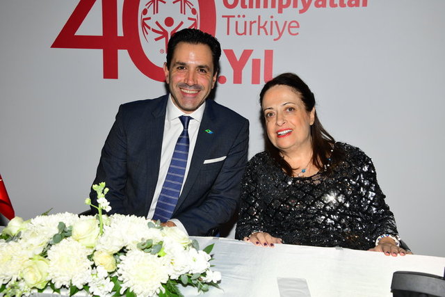 ÖZEL OLİMPİYATLAR TÜRKİYE YÖNETİM KURULU BAŞKANI DİLEK SABANCI 40. YIL KUTLAMALARINA KATILDI.