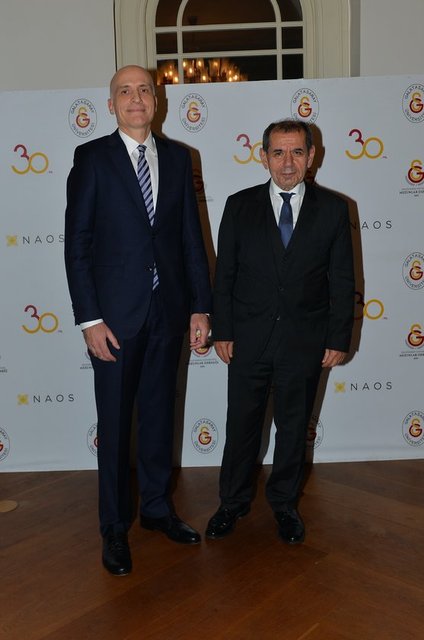 GALATASARAY ÜNİVERSİTESİ REKTÖRÜ ERTUĞRUL KARSAK, GALATASARAY KULÜBÜ BAŞKANI DURSUN ÖZBEK