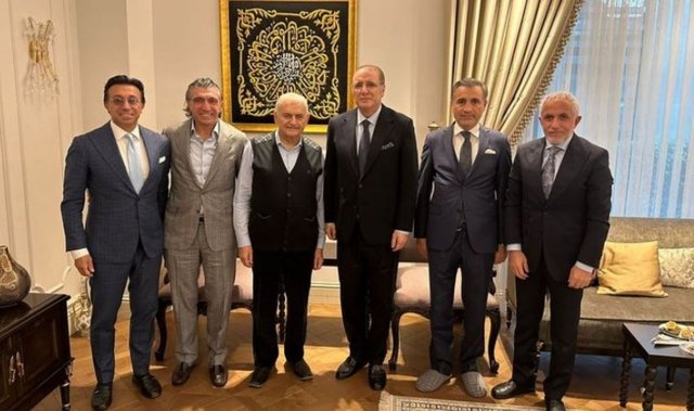 HİKMET ERASLAN, MEHMET ERASLAN, TBMM BAŞKANI BİNALİ YILDIRIM, CİNER YAYIN HOLDİNG YÖNETİM KURULU BAŞKANI KENAN TEKDAĞ, MEHMET YASSIBOĞA, KEMAL CAN
