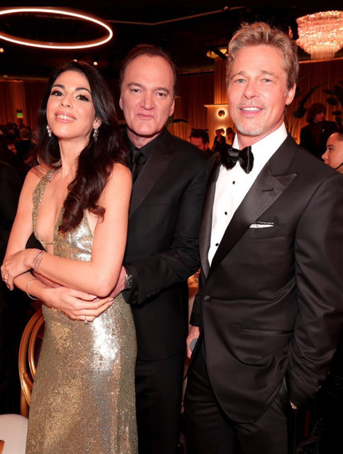 QUENTIN TARANTINO- DANIELLA PICK, BRAD PITT