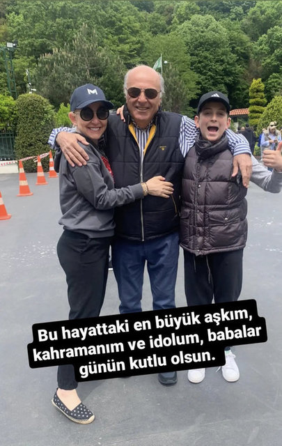 İŞ İNSANI MELİSA MUTLU BABASI VE OĞLUYLA BİRLİKTE BABALAR GÜNÜ'NÜ KUTLADI