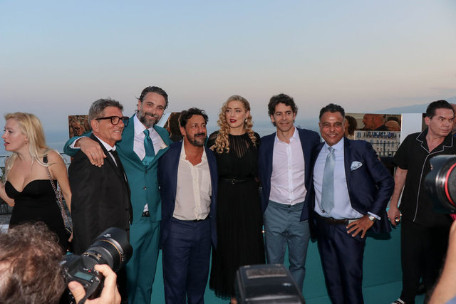 LUCA CALVANI,YARI GAGLIUCCI, AMBER HEARD, EDUARDO NORIEGA
