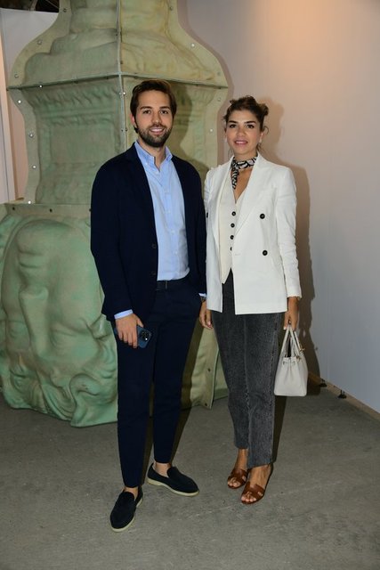 GENÇ İŞ İNSANI İBRAHİM BARUT VE ABLASI ALPİN ALBAYRAK CONTEMPORARY İSTANBUL'DA...