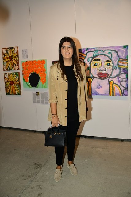 DERYA AYAYDIN SANAT ESERLERİNİ İNCELEDİ