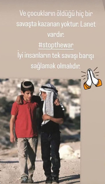 EVELİZE KOSİF'İN INSTAGRAM'DAN YAPTIĞI PAYLAŞIM...
