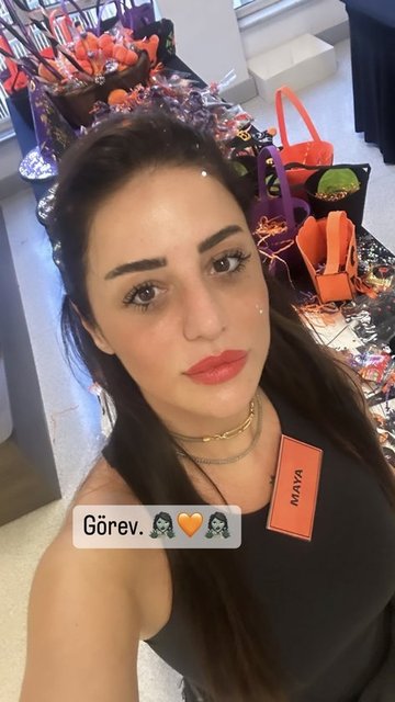 MAYA BİTARGİL CADILAR BAYRAMI İÇİN HAZIRLIK YAPTI