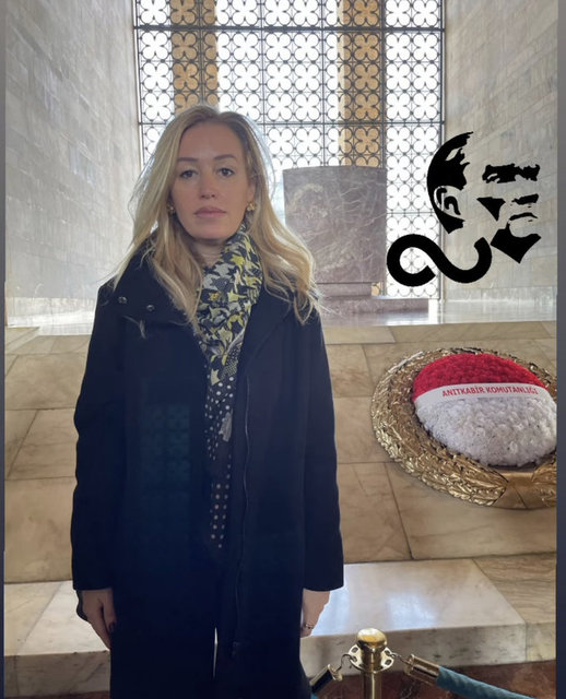 MELDA KOSİF ANITKABİR'DE ATA'YI ANDI