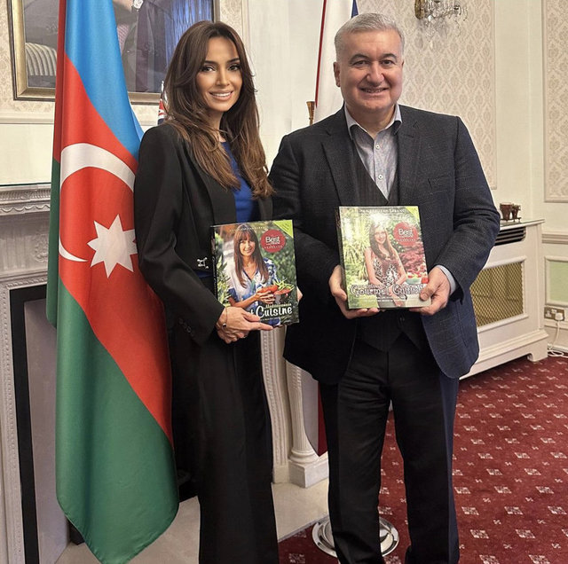 ASLIHAN KORUYAN SABANCI, AZARBEYCAN LONDRA BÜYÜKELÇİSİ ELİN SÜLEYMANOV