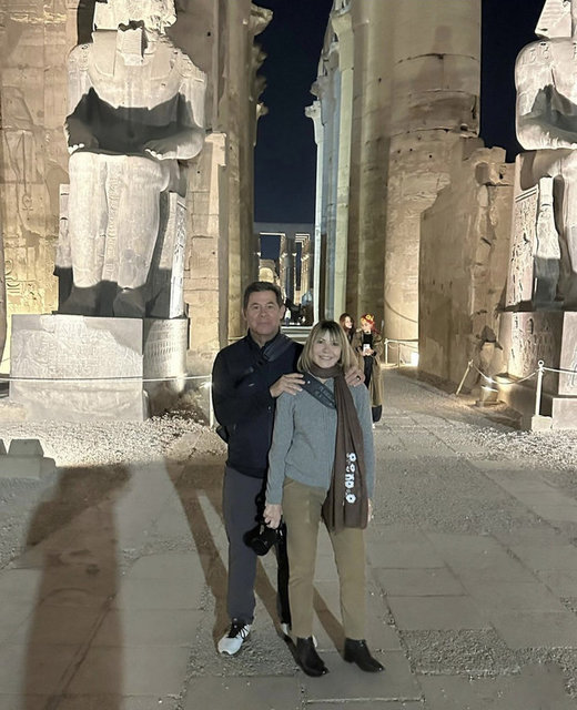 İŞ İNSANI CEM BOYNER VE EŞİ İŞ İNSANI ÜMİT BOYNER MISIR'DA TATİL YAPTI.