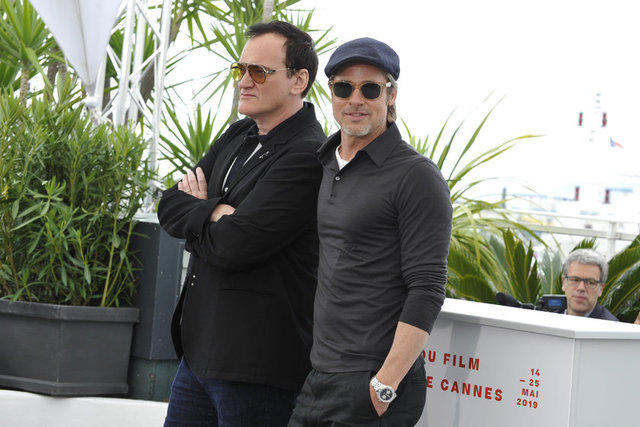 BRAD PITT, QUENTIN TARANTINO