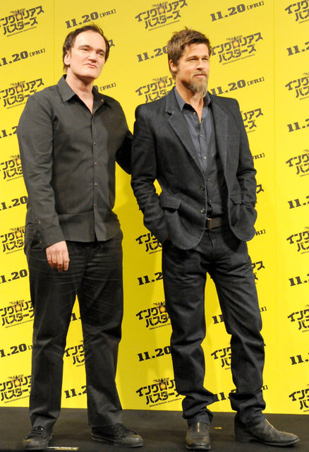 BRAD PITT, QUENTIN TARANTINO