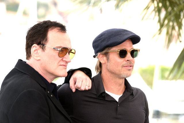 BRAD PITT, QUENTIN TARANTINO