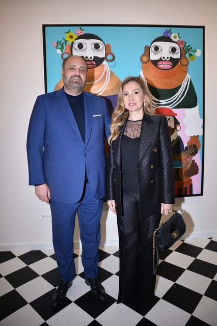FATİH VE ESRA  ÖZTÜRK ÇİFTİ SERGİ DAVETİNİN ÖZEL MİSAFİRLERİNDENDİ...