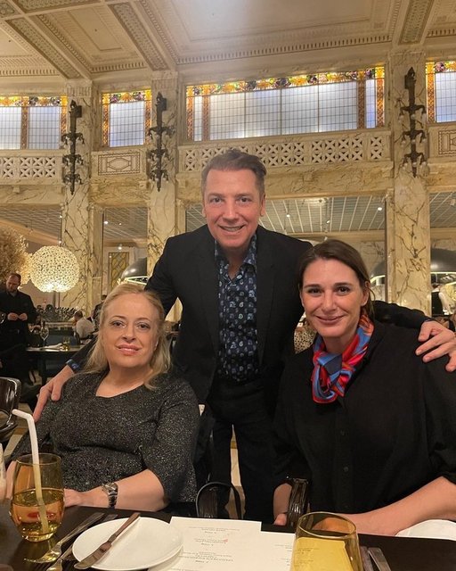 DİLEK SABANCI, ATIL KUTOĞLU, PRENSES FRANCESCA VON SCHWARZENBERG