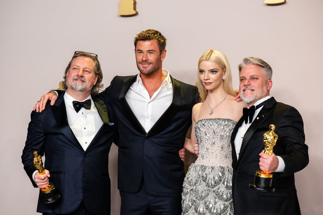 DAVE MULLINS, CHRIS HEMSWORTH, ANA TAYLOR-JOY, BRAD BOOKER