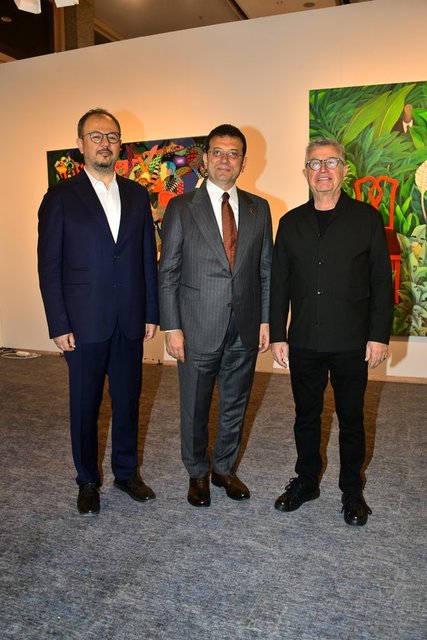 İSTANBUL BÜYÜKŞEHİR BELEDİYE BAŞKANI EKREM İMAMOĞLU CI BLOOM DAVETİNDE ALİ GÜRELİ VE MURAT ABBAS İLE BİR ARAYA GELDİ.