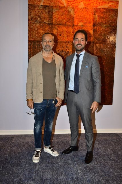 CENGİZ YATAĞAN VE RALF TEZMAN SANAT ETKİNLİĞİNDE BULUŞTU.