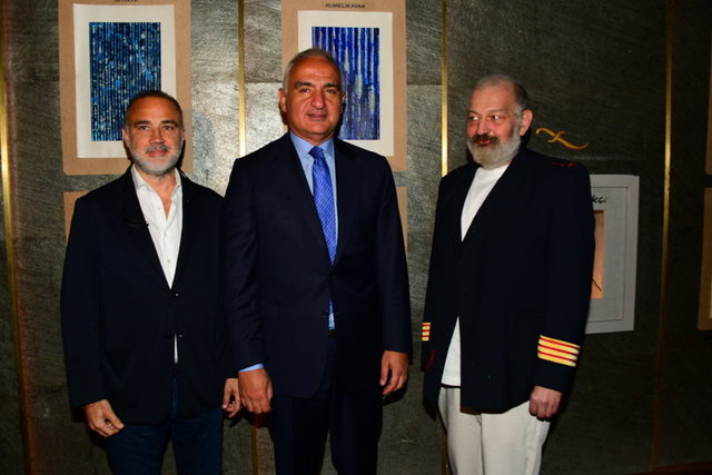BARIŞ TANSEVER, KÜLTÜR VE TURİZM BAKANI MEHMET NURİ ERSOY, HALDUN DEMİRHİSAR