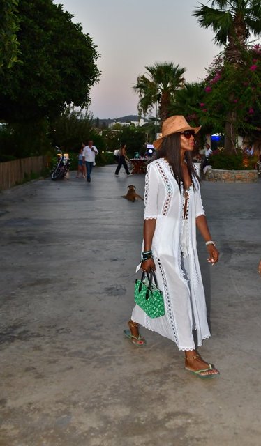 NAOMI CAMPBELL BODRUM TÜRKBÜKÜ'NDE TATİL YAPIYOR -  