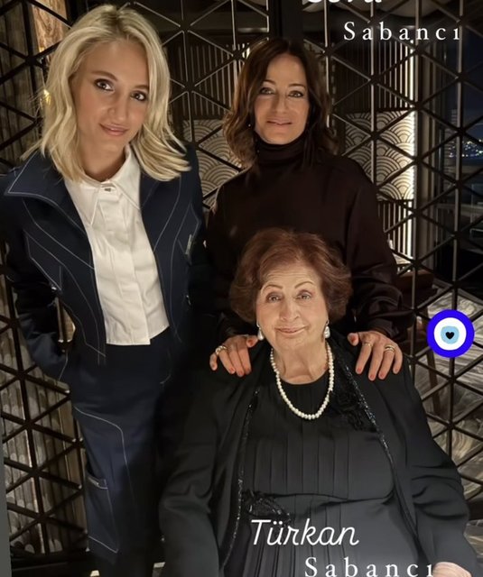 MELİSA TAPAN, SEVİL SABANCI, TÜRKAN SABANCI