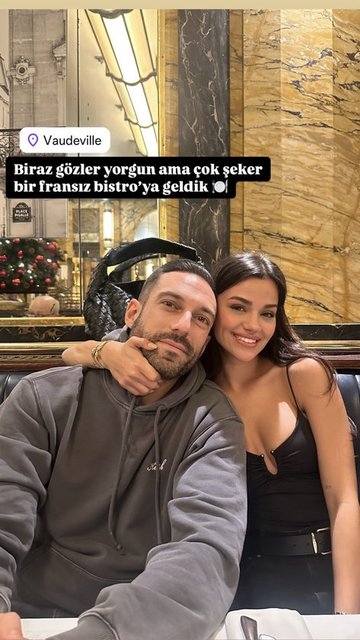 ALLAN HAKKO VE SELİN YAĞCIOĞLU PARİS SOKAKLARINDA BİRLİKTE DOLAŞTI
