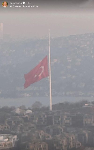 BERRİN ZORLU'NUN SOSYAL MEDYA PEYLAŞIMI...