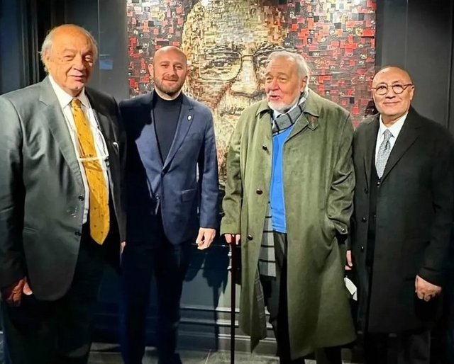 ANADOLU GRUBU YÖNETİM KURULU BAŞKANI TUNCAY ÖZİLHAN, NURİ DEVELİ, İLBER ORTAYLI, OĞUZ ÇARMIKLI