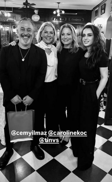 CAROLINE KOÇ, CHRISTINA GURAUD, CEM YILMAZ, NEVBAHAR KOÇ