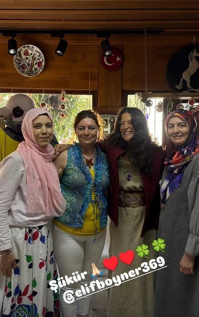 ELİF BOYNER, ATÖLYEDEKİ KADINLARA ALIŞVERİŞ YAPARAK DESTEK OLDU