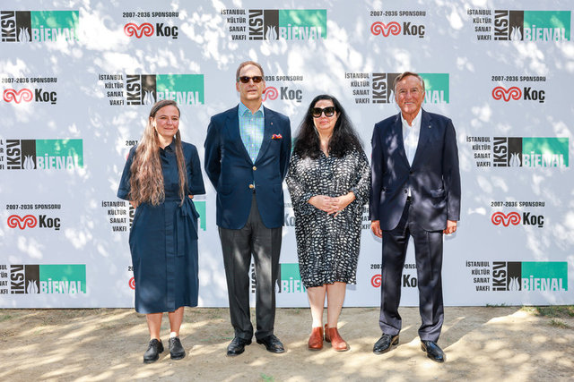 KEVSER GÜLER, KOÇ HOLDİNG YÖNETİM KUIRULU BAŞKANI ÖMER KOÇ, CHRISTINE TOHME, İKSV YÖNETİM KURULU BAŞKANI BÜLENT ECZACIBAŞI