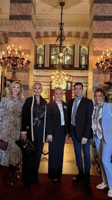 ARZU SABANCI, RUKEN MIZRAKLI, DEMET SABANCI ÇETİNDOĞAN, MARIO FRANGOULIS