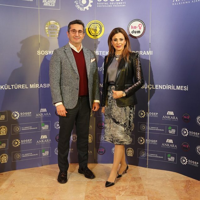 KOÇ HOLDİNG ANKARA TEMSİLCİSİ ALİ UTKU ATALAY, KADUM DİREKTÖRÜ VE PROJE KOORDİNATÖRÜ PROF. DR. ZEYNEP KARAHAN USLU