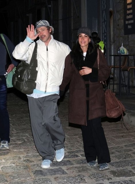 BRAD PITT, INES DE RAMON 