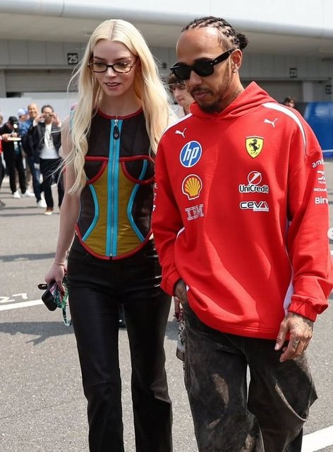 ANYA TAYLOR JOY, LEWIS HAMILTON