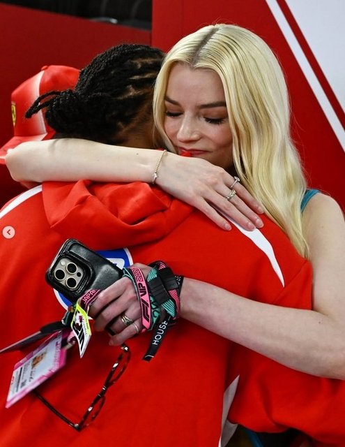 ANYA TAYLOR JOY, LEWIS HAMILTON