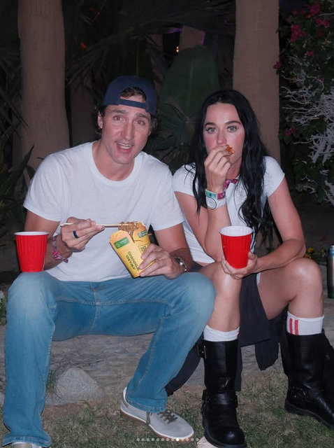 KATY PERRY, JUSTIN TRUDEAU