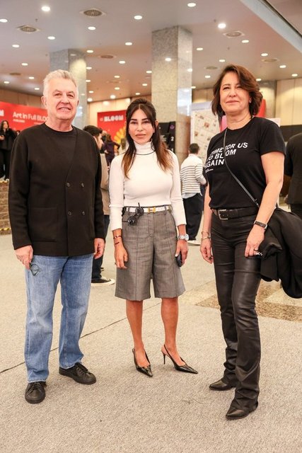 ALİ GÜRELİ, SUZAN SABANCI, RABİA GÜRELİ 