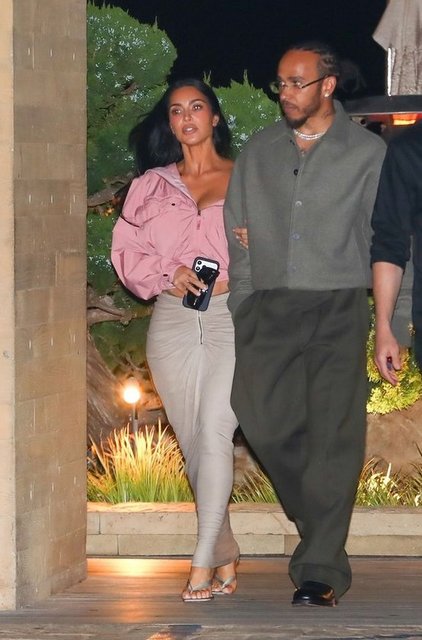 KIM KARDASHIAN, LEWIS HAMILTON 