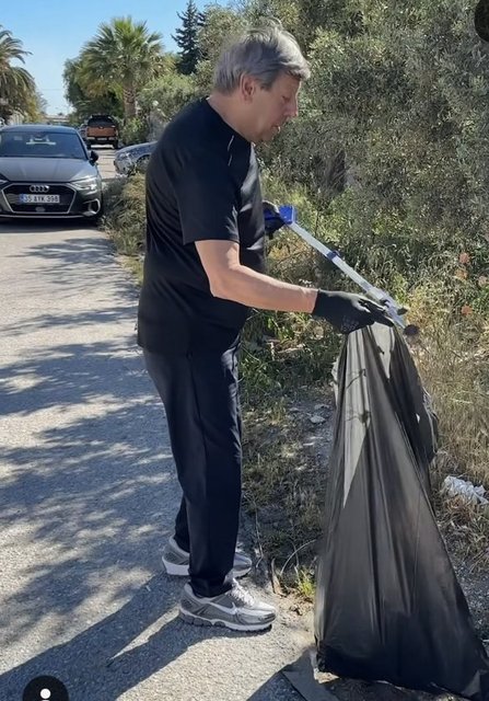 CELAL ÇAPA ÇÖP TOPLARKEN...