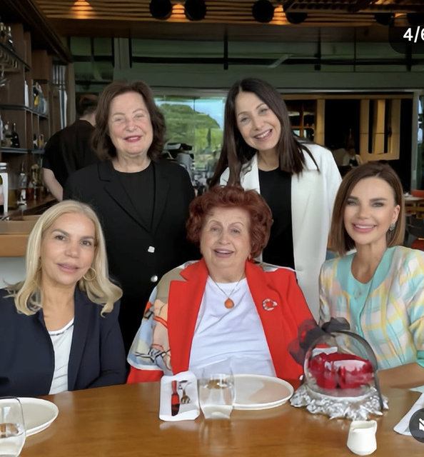 MONİK İPEKEL İLE KIZI REYHAN İPEKEL VE TÜRKAN ŞERBETÇİ TÜRKAN SABANCI İLE SOHBET ETTİ
