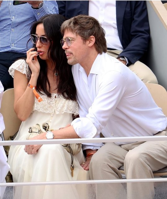 BRAD PITT, INES DE RAMON 