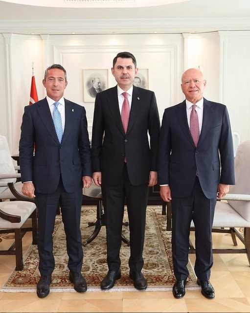 ŞEHİRCİLİK VE İKLİM DEĞİŞİKLİĞİ BAKANI VE COP31 BAŞKANI MURAT KURUM, KOÇ HOLDİNG YÖNETİM KURULU BAŞKAN VEKİLİ ALİ KOÇ VE  KOÇ HOLDİNG CEO'SU LEVENT ÇAKIROĞLU