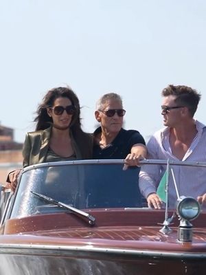 Clooney çifti Venedik'te...