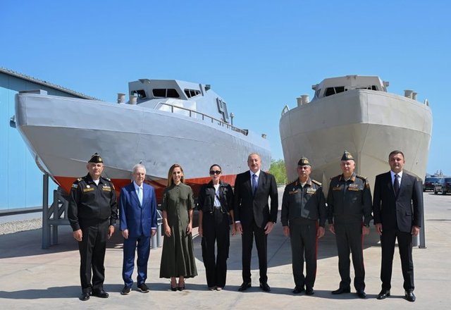AZİZ YILDIRIM, HANDE GAMGAM, MEHRİBAN ALİYEVA VE AZERBAYCAN CUMHURBAŞKANI İLHAM ALİYEV