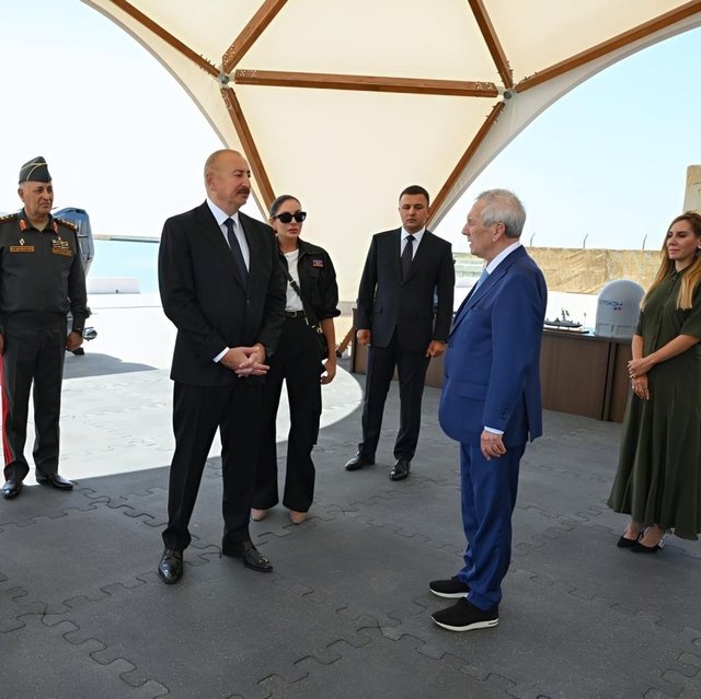 AZİZ YILDIRIM, MEHRİBAN ALİYEVA- AZERBAYCAN CUMHURBAŞKANI İLHAM ALİYEV