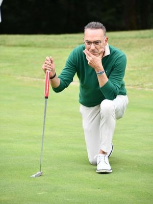 Golf tutkunları sahada...