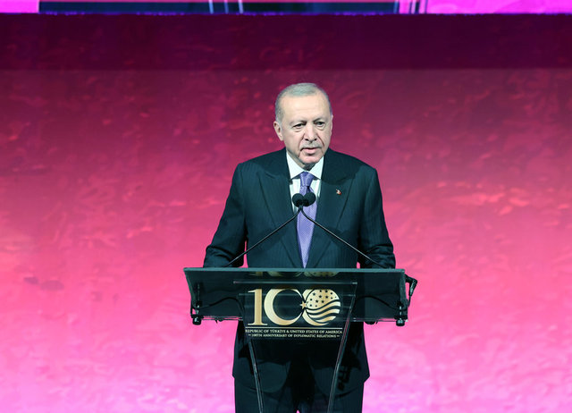 CUMHURBAŞKANI RECEP TAYYİP ERDOĞAN '100 YILLIK DOSTLUK' PROGRAMINDA KONUŞMA YAPTI.