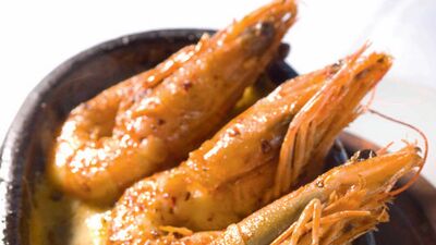 Dil balığı karidesli