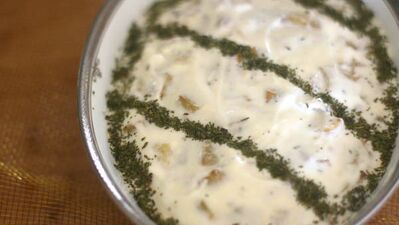 Patlıcan salatası ezme